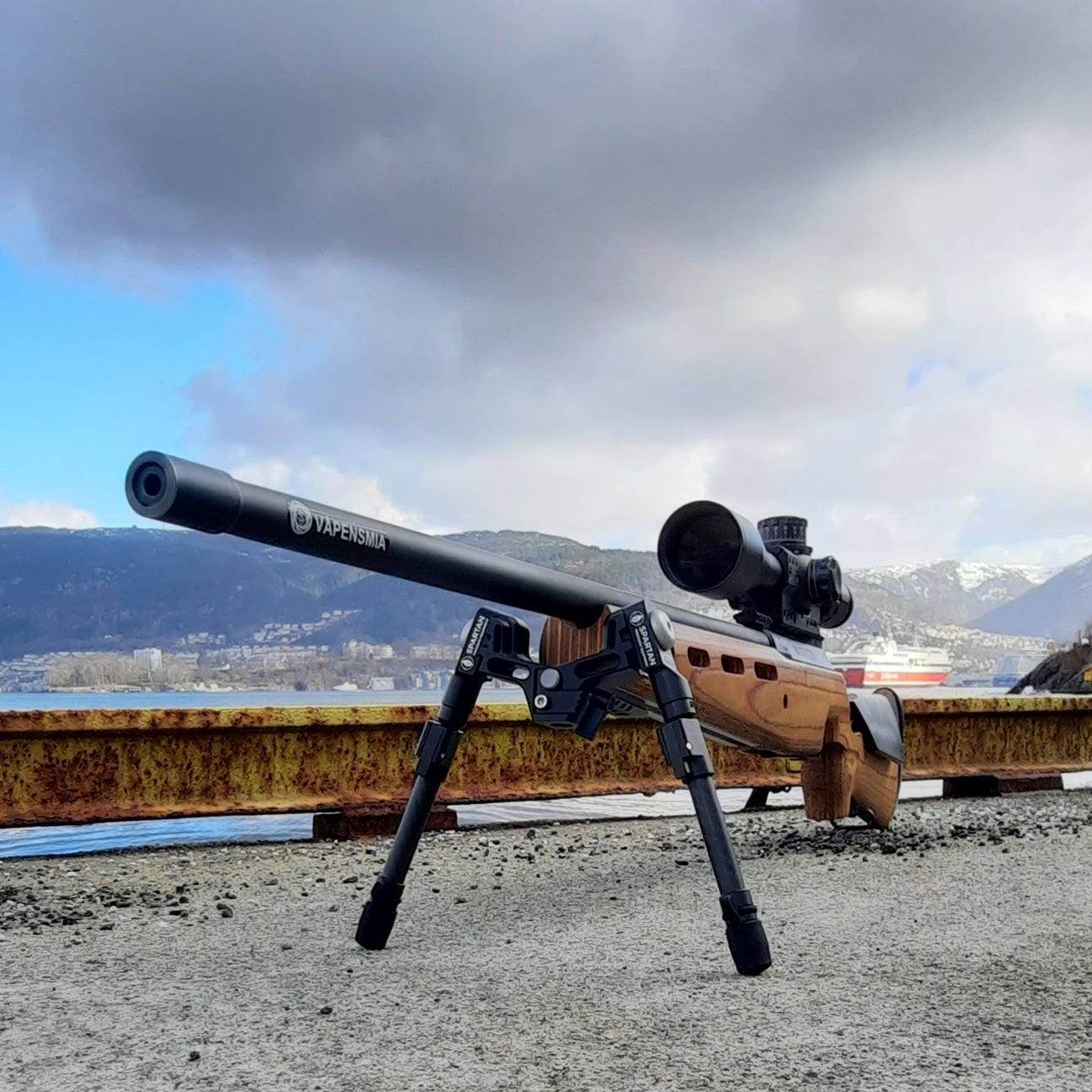 Valhalla-tappekran med skinne