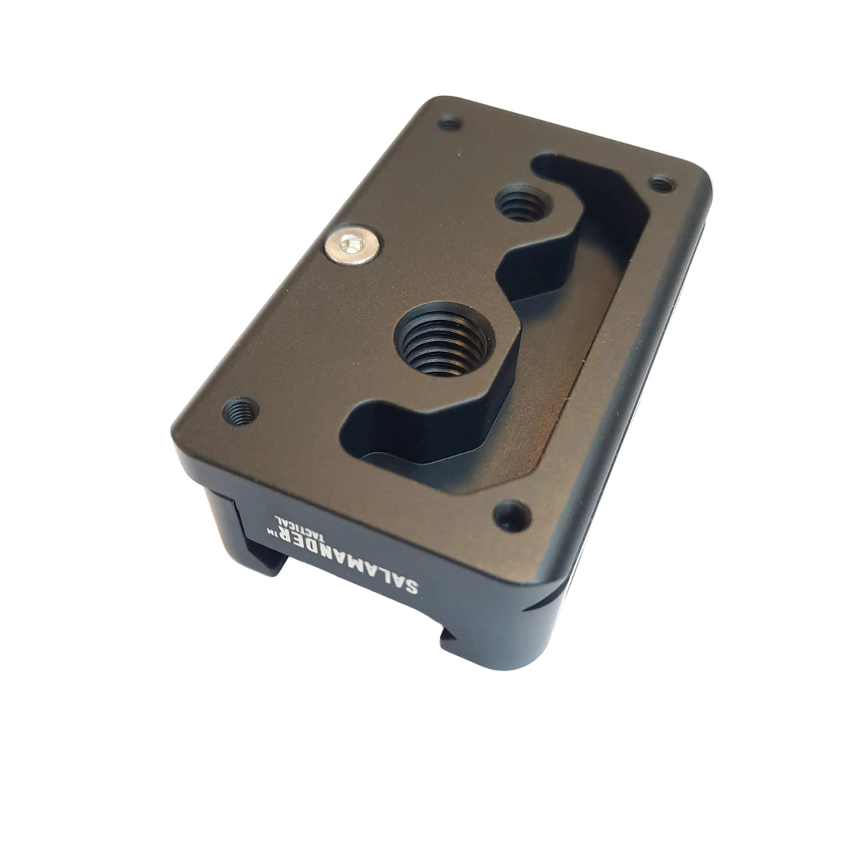 Picatinny to Arca rail adapter mounting interface