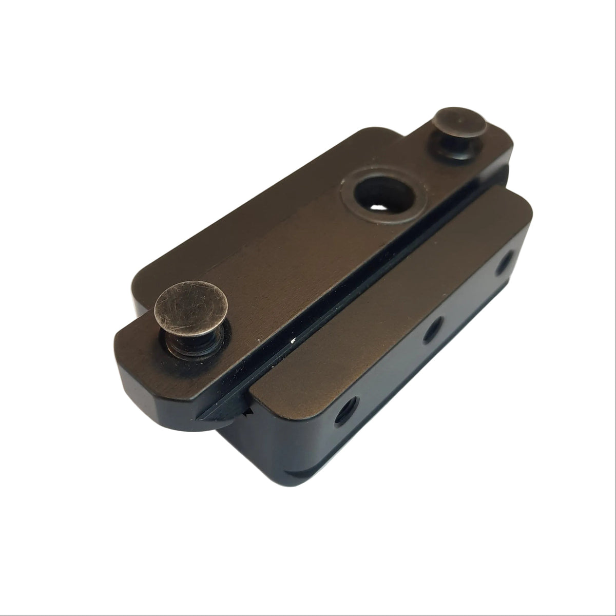 Picatinny to Arca adapter with Arca-compatible dovetail