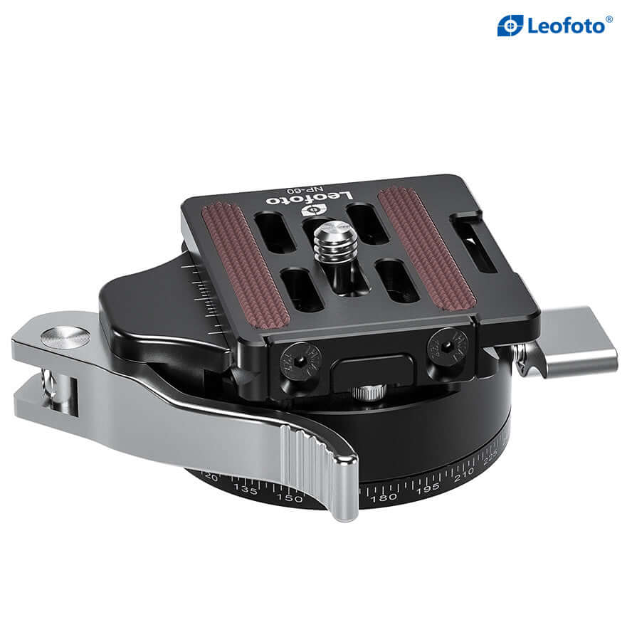 Hunter tripod LS-284CEX + PCL-52 quick release plate from Leofoto showcases its durable design for outdoor use.