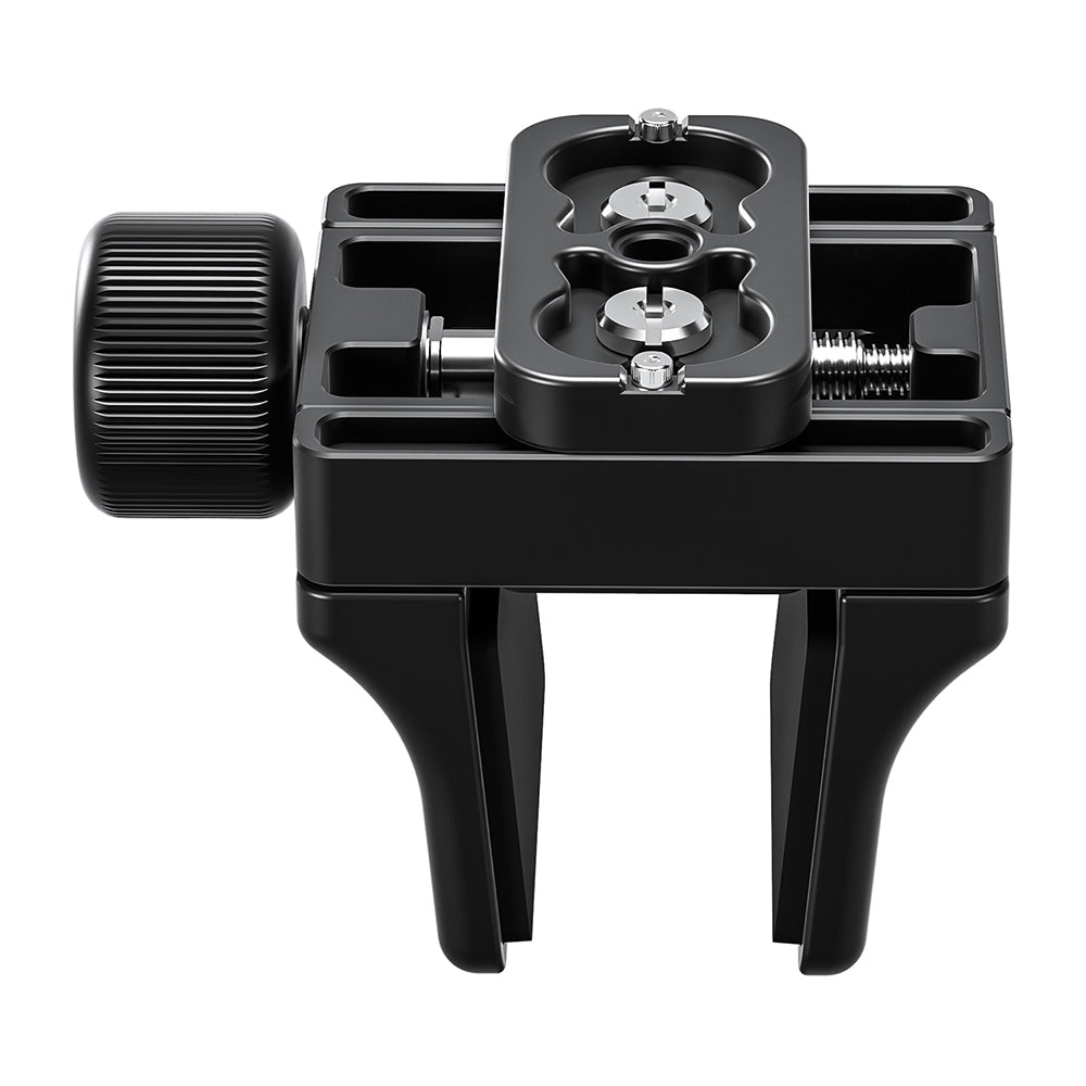 Leofoto GS-3 Equipment Support Mount side view for tripod systems, featuring an adjustable clamping mechanism.