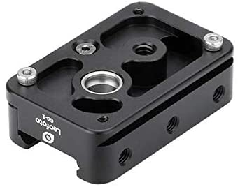 Leofoto GS-1 NATO-DVTL Picatinny Mount compact black QR clamp for secure equipment mounting