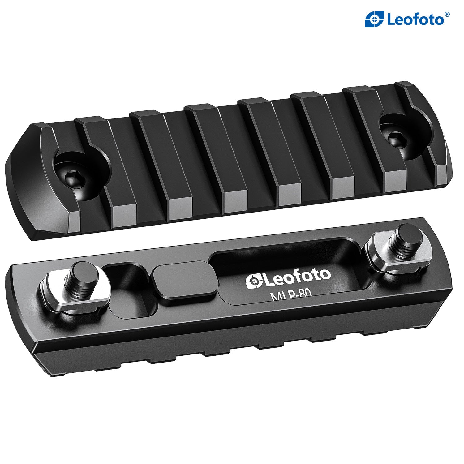 Leofoto M-Lok Picatinny rail 40mm-100mm with durable aluminum construction and integrated mounting options