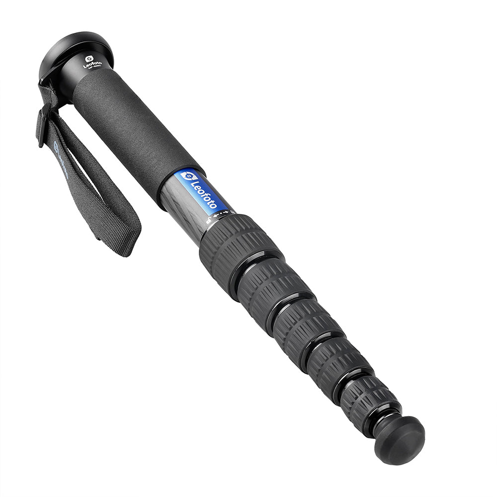 Leofoto MP-326C Monopod featuring a lightweight carbon support for outdoor photography.
