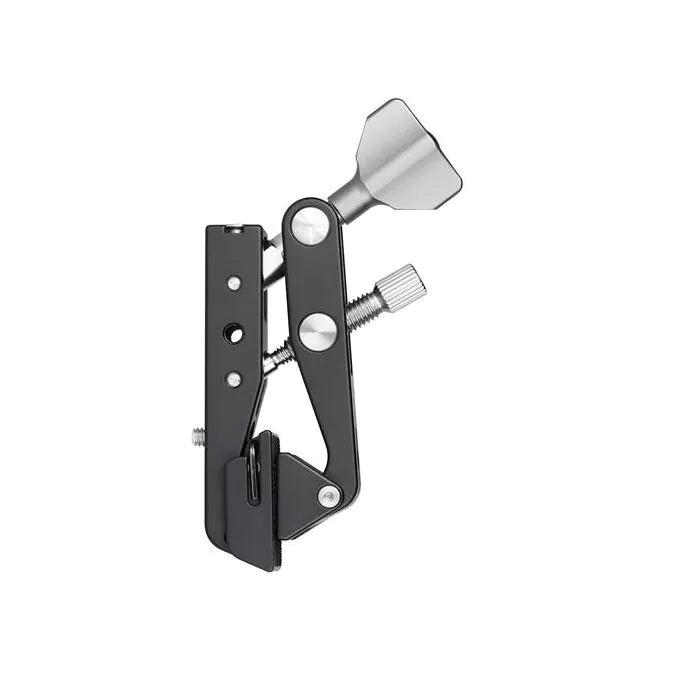 Leofoto Multipurpose clamp MC-80 side view, showcasing its durable design and adjustable components for versatile mounting.