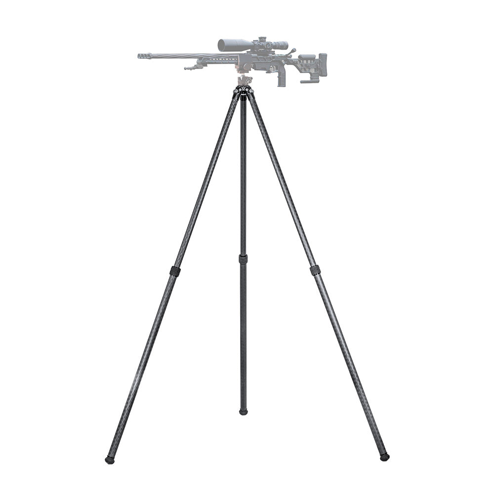 Leofoto SO-322C tripod showcasing its inverted carbon stability system for heavy equipment.
