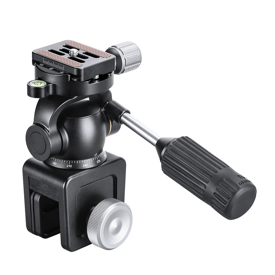 WN-01+SW-01 car window clamp kits with versatile ball head for stable shooting from vehicle.