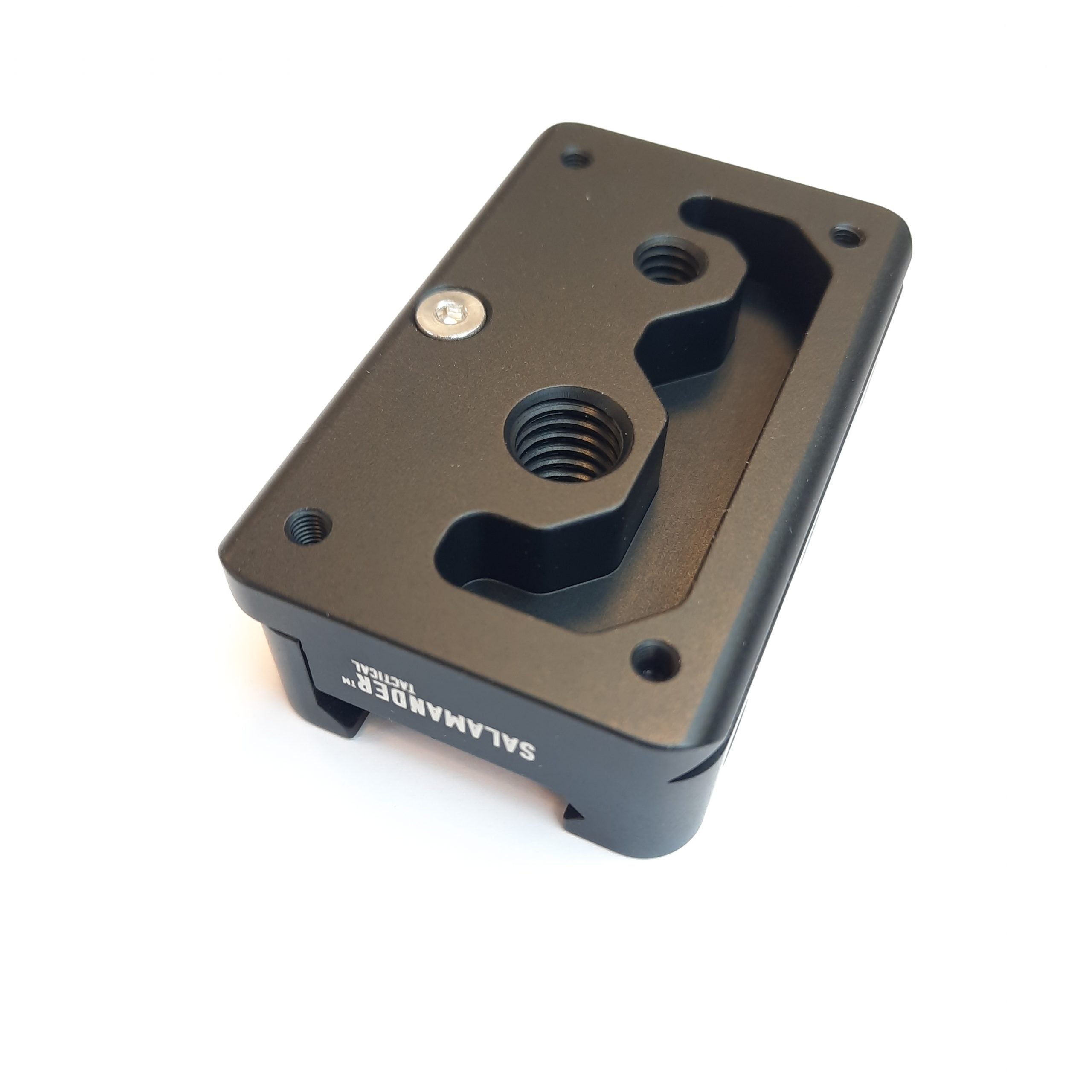 Picatinny to Arca rail adapter - versatile mounting solution for rifles.