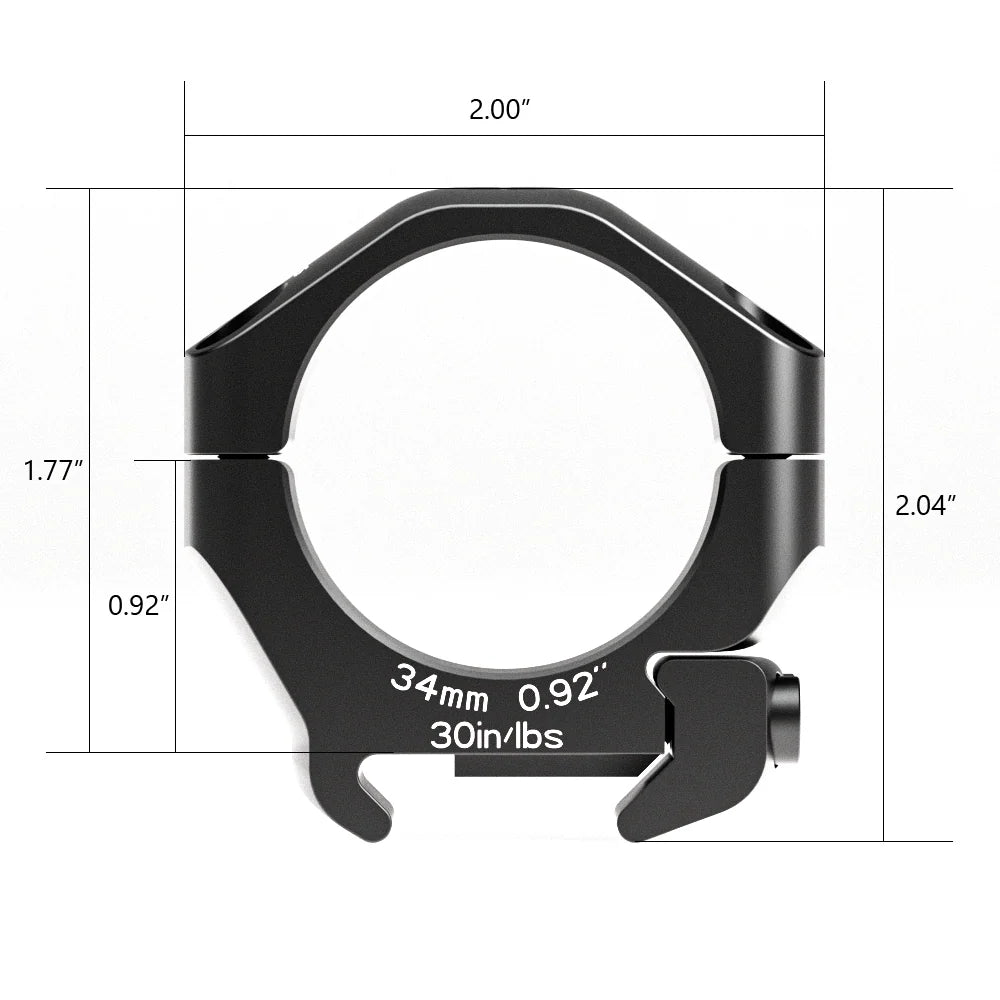 Arken HALO TI Titanium Scope Rings