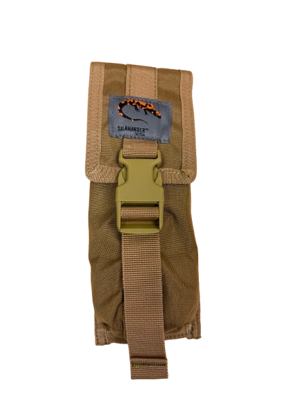 Salamander Javelin Pro Hunt Tac holster in tan color with secure buckle and adjustable strap