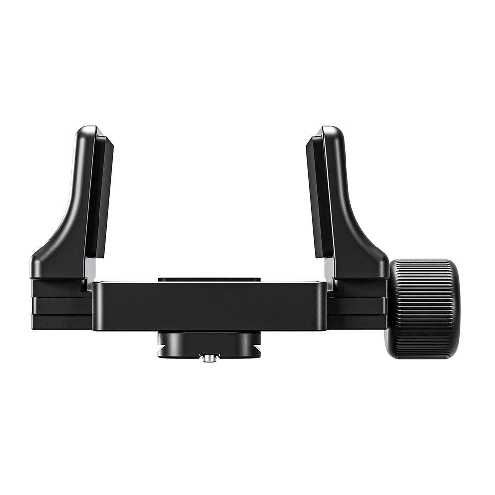 Leofoto GS-3 Equipment Support Mount for secure tripod attachment and improved stability.